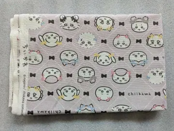 치이카와 (먼작귀) 리본 옥스 원단 퍼플 보라색