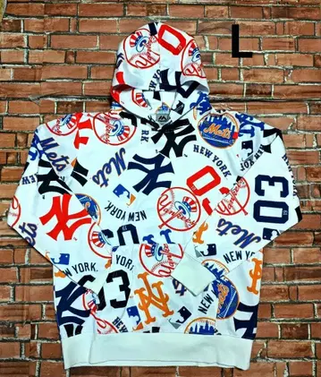 Majestic Athletic 뉴욕 후드티 메츠 후드티 L