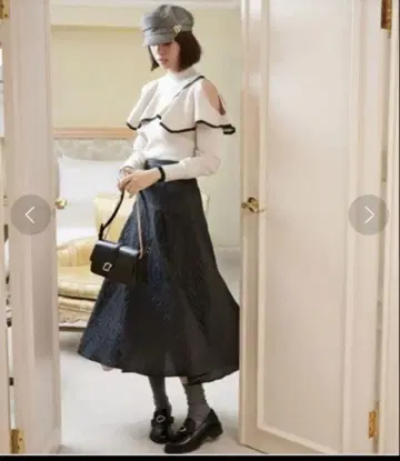 스나이델 퀼팅 스커트