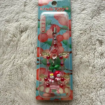 2002년산 헬로키티 미미 야마가타 한정판 체리 스트랩 족쇄