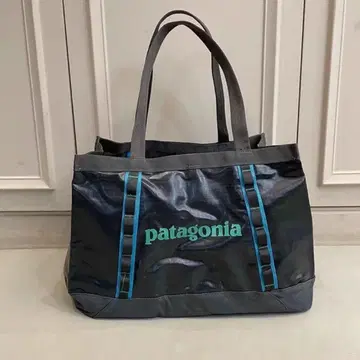 patagonia 토트백 블랙/파랑 25L