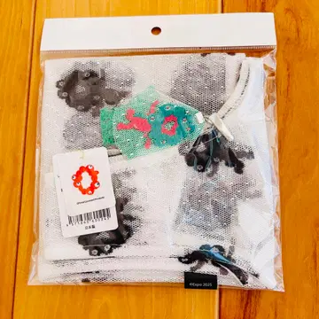 [ 새상품 ] 미야쿠미야쿠 레이스 에코백 모노톤 컬러 블랙미야쿠