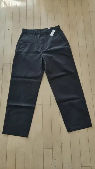 미사용 GAP 배기 핏 팬츠 29W/30L 블랙
