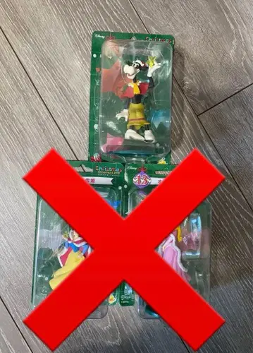 디즈니 크리스마스 오너먼트 복권 3종 세트