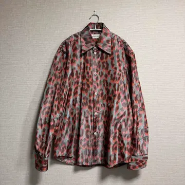NAMACHEKO 레오파드 무늬 긴팔 셔츠