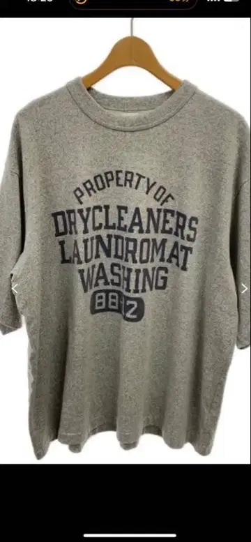 blurhms 블럼스 T셔츠 그레이 사이즈 3 잉크 프린트 L 5단