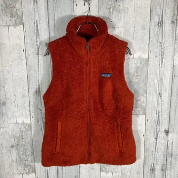 Patagonia 오렌지 플리스 슬리브리스 여성용 M 사이즈 자켓
