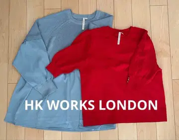 상의 가을/겨울 2개 세트 M 사이즈 HK WORKS LONDON