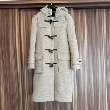 LONDON TRADITION 더플 코트 그레이 후드 부착