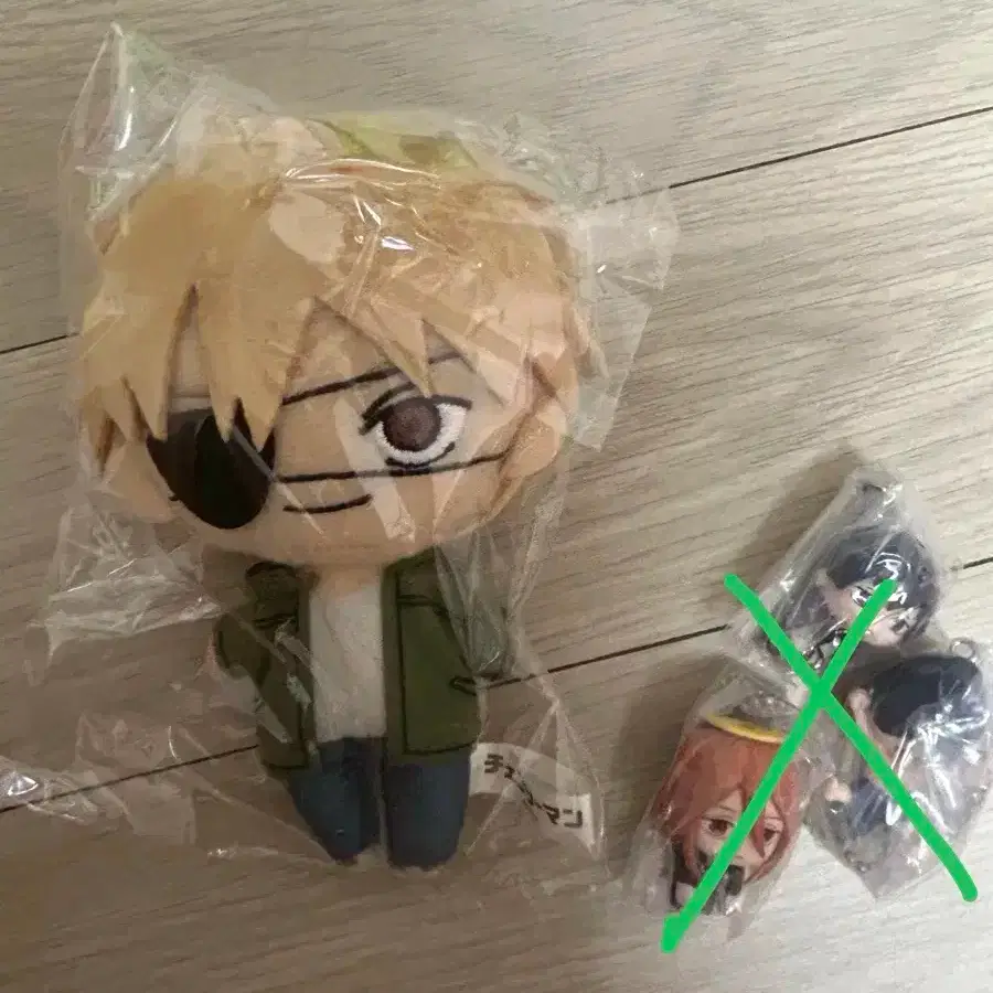 Chainsaw Man Hanging Chain Gacha Doll Eye Mask Denji Aki Beam Angel