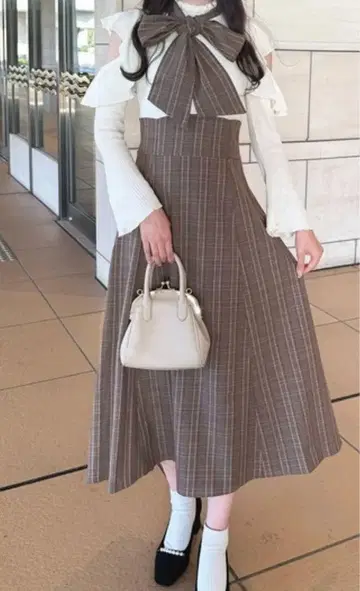 apres jour 도킹 원피스 프리 사이즈