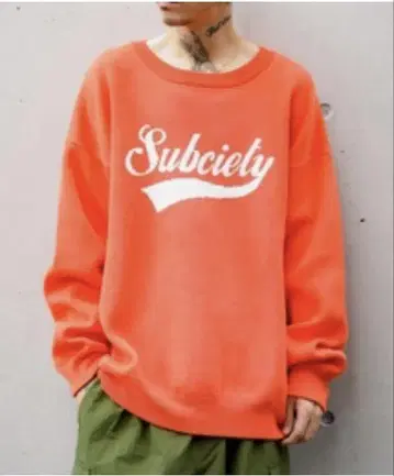 Subciety 로고 스웨터