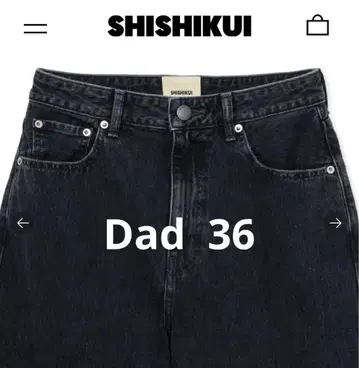 SHISHIKUI Dad black 36 미나미아오야마점 구매