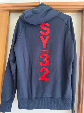SY32 by SWEET YEARS 네이비 후드티 M