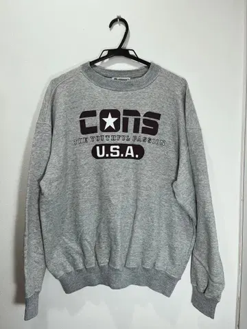 레어 빈티지 converse cons 맨투맨 제트 일본제 그레이