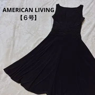 AMERICAN LIVING [ 6호 ] 블랙 슬리브리스 원피스