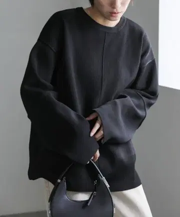 select MOCA 스폰디쉬 커브 슬리브 오버 니트