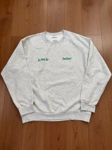 setinn sweat 그레이 L 사이즈