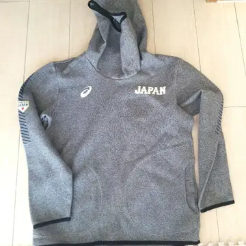 asics JAPAN 후드티 그레이 L 사이즈