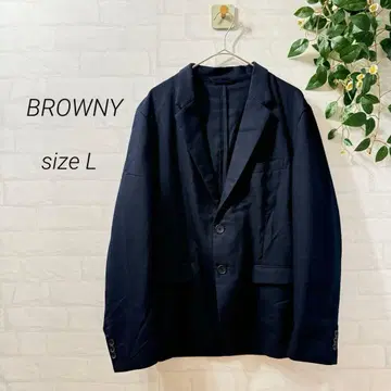 [ BROWNY ] 테일러드 자켓 2B (L) 다크 네이비