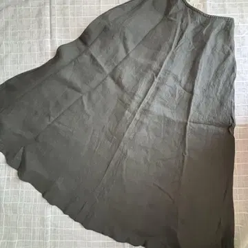 MUJI 무인양품 이지 맥시 플레어 스커트 S 프렌치 린넨