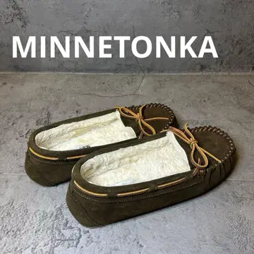 미네통카 MINNETONKA 보아 모카신 신발 스웨이드 7M (24cm)