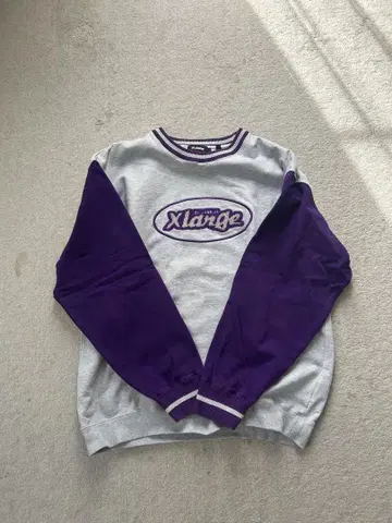 xlarge 퍼플 맨투맨