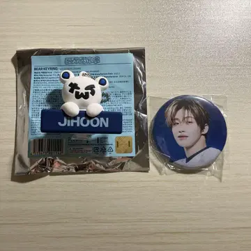 TWS 투아스 지훈 베어 키링 캔뱃지 세트 판매