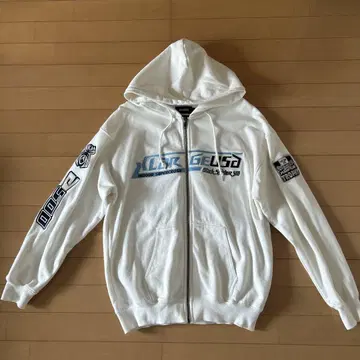 XLARGE AVIREX 콜라보 후드티 S 사이즈 화이트 1회 착용