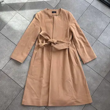 조셉 Joseph 울 코트 카멜 36