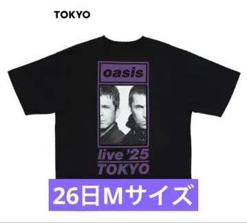oasis 라이브 T셔츠 2025년 도쿄
