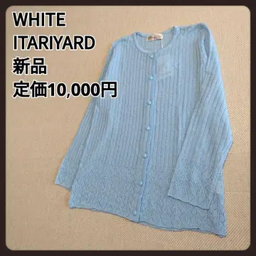 화이트 이탈리아드 가디건 M 새상품 WHITE ITARIYARD