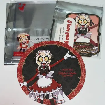 해즈빈 호텔 애니카페 데코 케이스 스티커 코스터 찰리