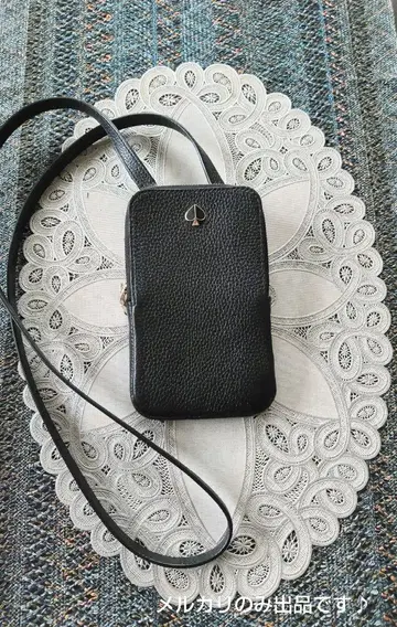 [새상품급] Kate Spade 블랙 스마트폰 숄더백