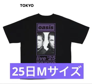 oasis 라이브T셔츠 M 블랙