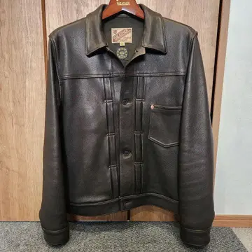 Y'2 leather 대전 모델 차심 가죽 자켓 42 라하이 나 별주