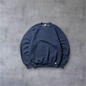 RUSSELL ATHLETIC 러셀 무지 맨투맨 트레이닝복 그레이