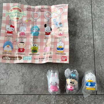 산리오 캐릭터즈 올스타즈 메지루시 액세서리 가챠 3종 세트