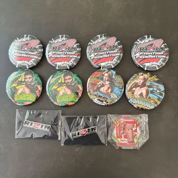 RIZIN 시크릿 캔뱃지 아크릴 스탠드 핀배지