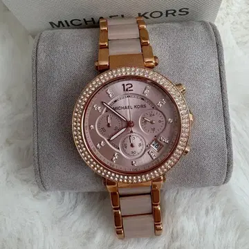 MICHAEL KORS 골드 핑크 시계