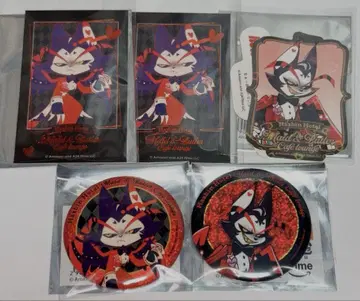 해즈빈 호텔 해즈빈 애니카페 금박 카드 스티커 캔뱃지 허스크