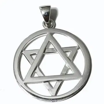 PS: Silver Star of David Talisman 헥사그램