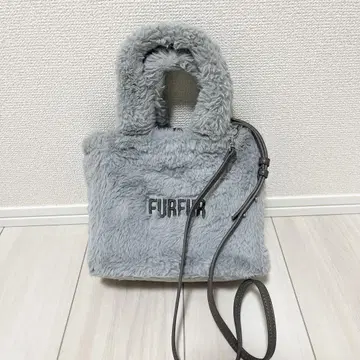 FURFUR 에코 퍼 토트백 SAX