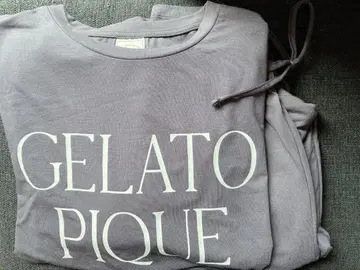 GELATO PIQUE 그레이 룸웨어 상하의