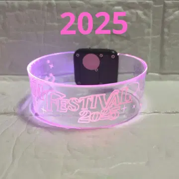 TV 아사히 드림 페스티벌 2025 LED 리스트 밴드 핑크