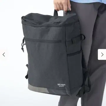 BEAMS HEART 폴리에스테르 박스 백팩 빔즈