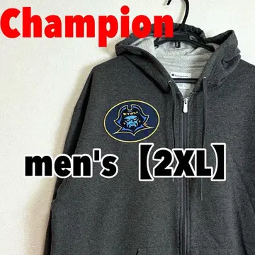 A636 [Champion] 풀 집업 후드티 [2XL] 그레이