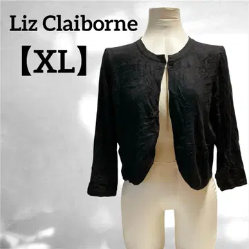 Liz Claiborne [ XL ] 블랙 가디건 봄 가을 겨울 여성용