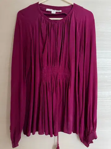 DIANE von FURSTENBERG 실크 100% 블라우스