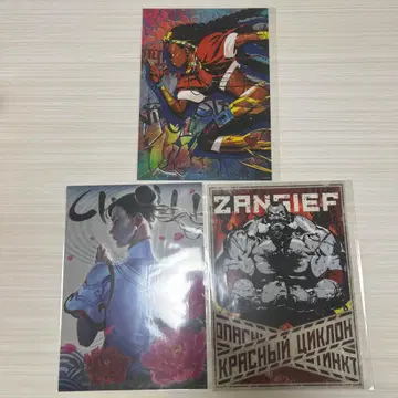 캡슐 복권 온라인 스트리트 파이터 6 A상 클리어 포스터 세트